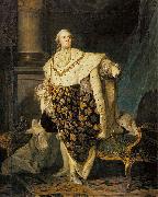 Joseph-Siffred  Duplessis Louis XVI in Coronation Robes oil on canvas
